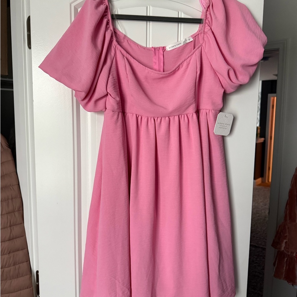Altar'd State Pink Mini Dress